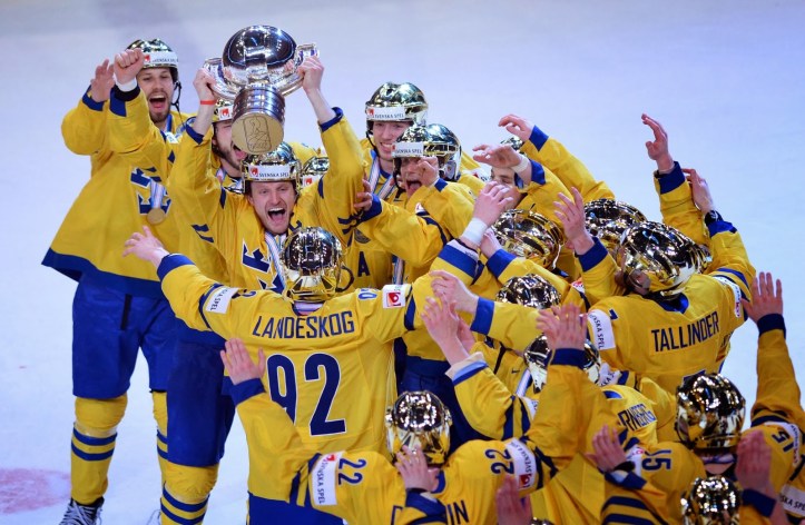 sweden gold helmets world championships gold